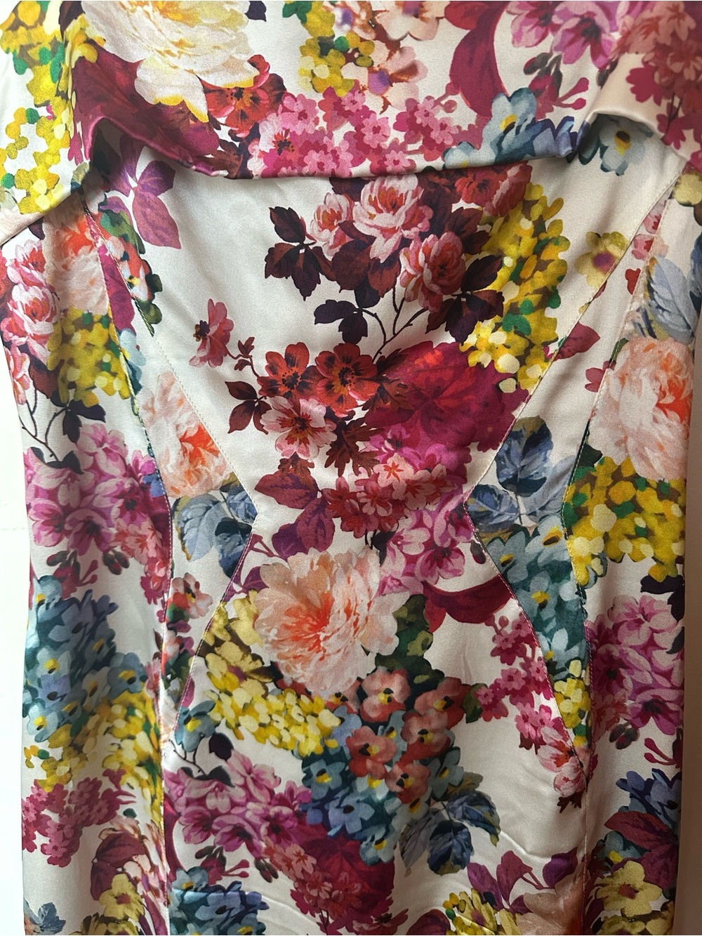 Dolce & Gabbana D&G Silk Bodycon Floral Dress Size 44 - Picture 5 of 14